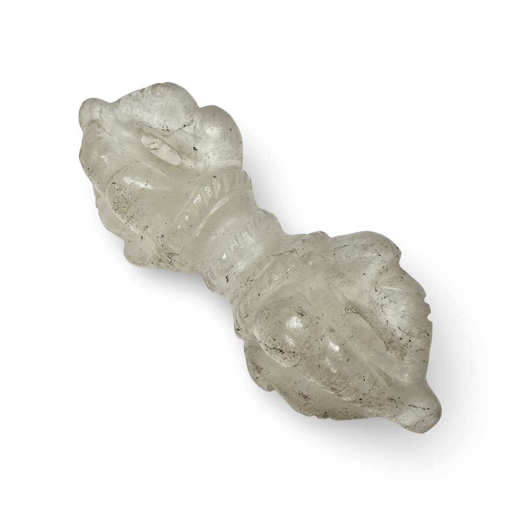Tibetische Vajra und Doppel - Vajra aus Bergkristall - Atelier Tibet
