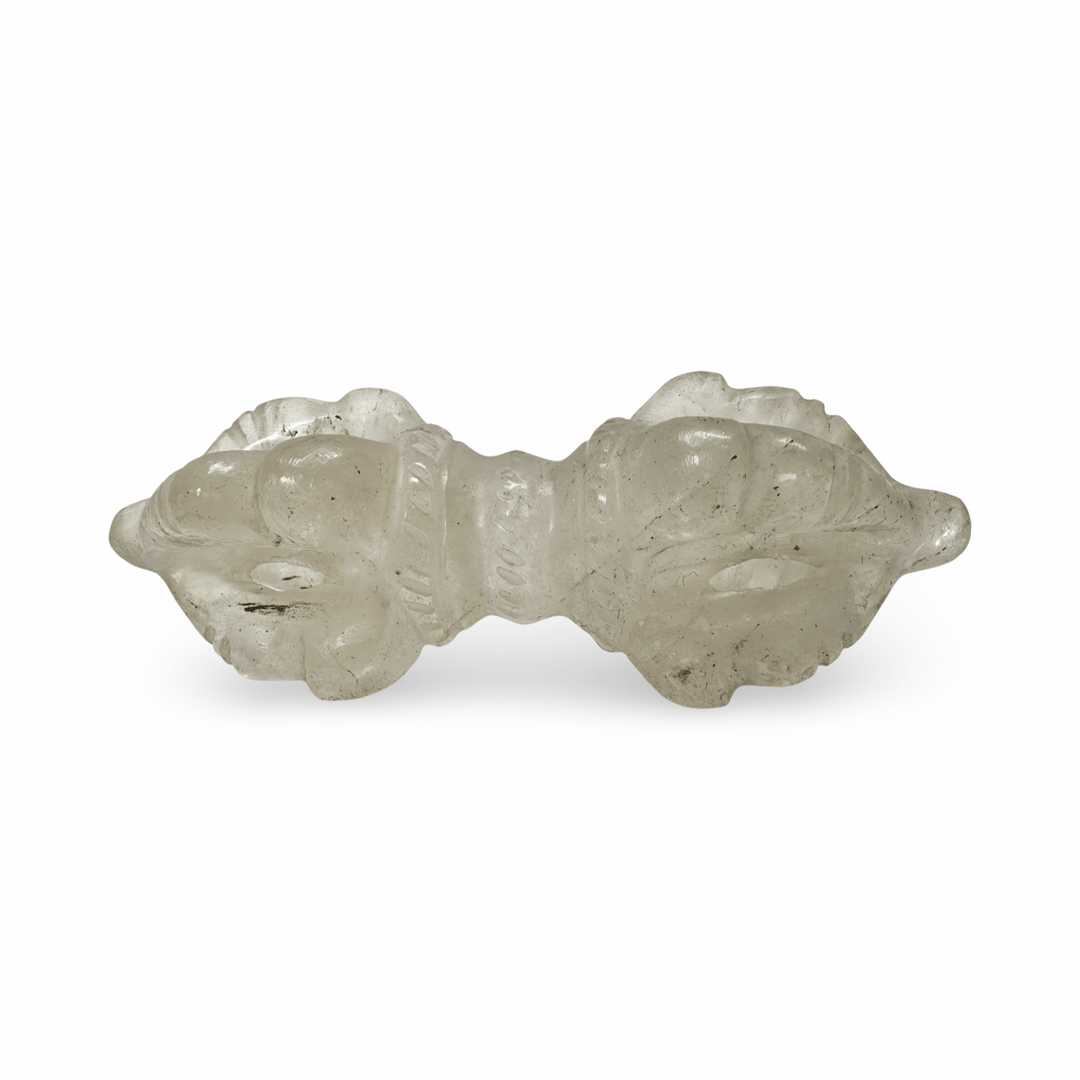Tibetische Vajra und Doppel - Vajra aus Bergkristall - Atelier Tibet