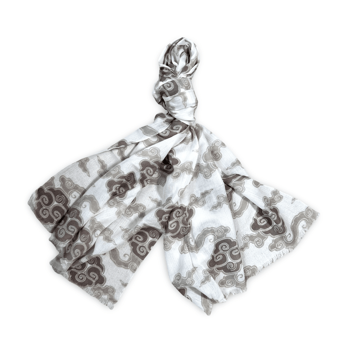 Tibetischer Wolken Schal «Summer Cloud» • 100% Merino • Studio Losel - Atelier Tibet