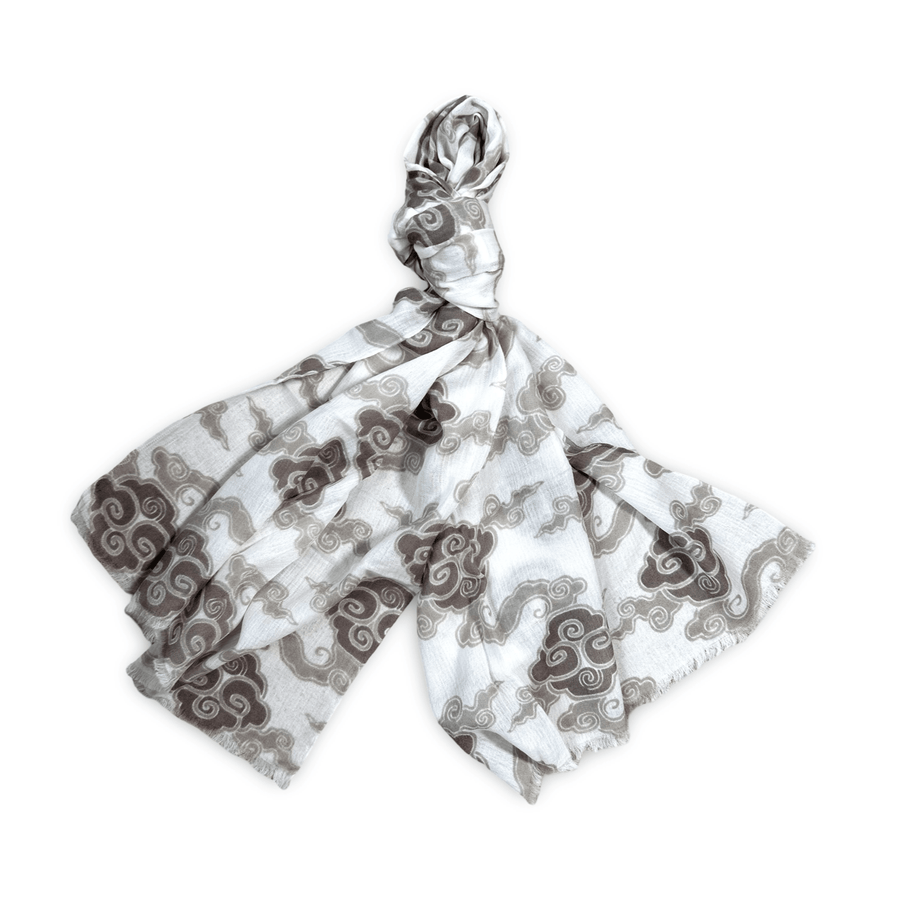 Tibetischer Wolken Schal «Summer Cloud» • 100% Merino • Studio Losel - Atelier Tibet