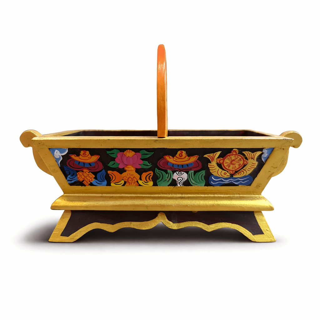 Tibetisches «Chemar - Bo» Ritualgefäss für Opfergaben - Atelier Tibet