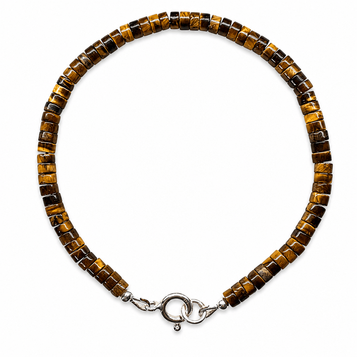 Tigerauge Heishi-Armband - Atelier Tibet
