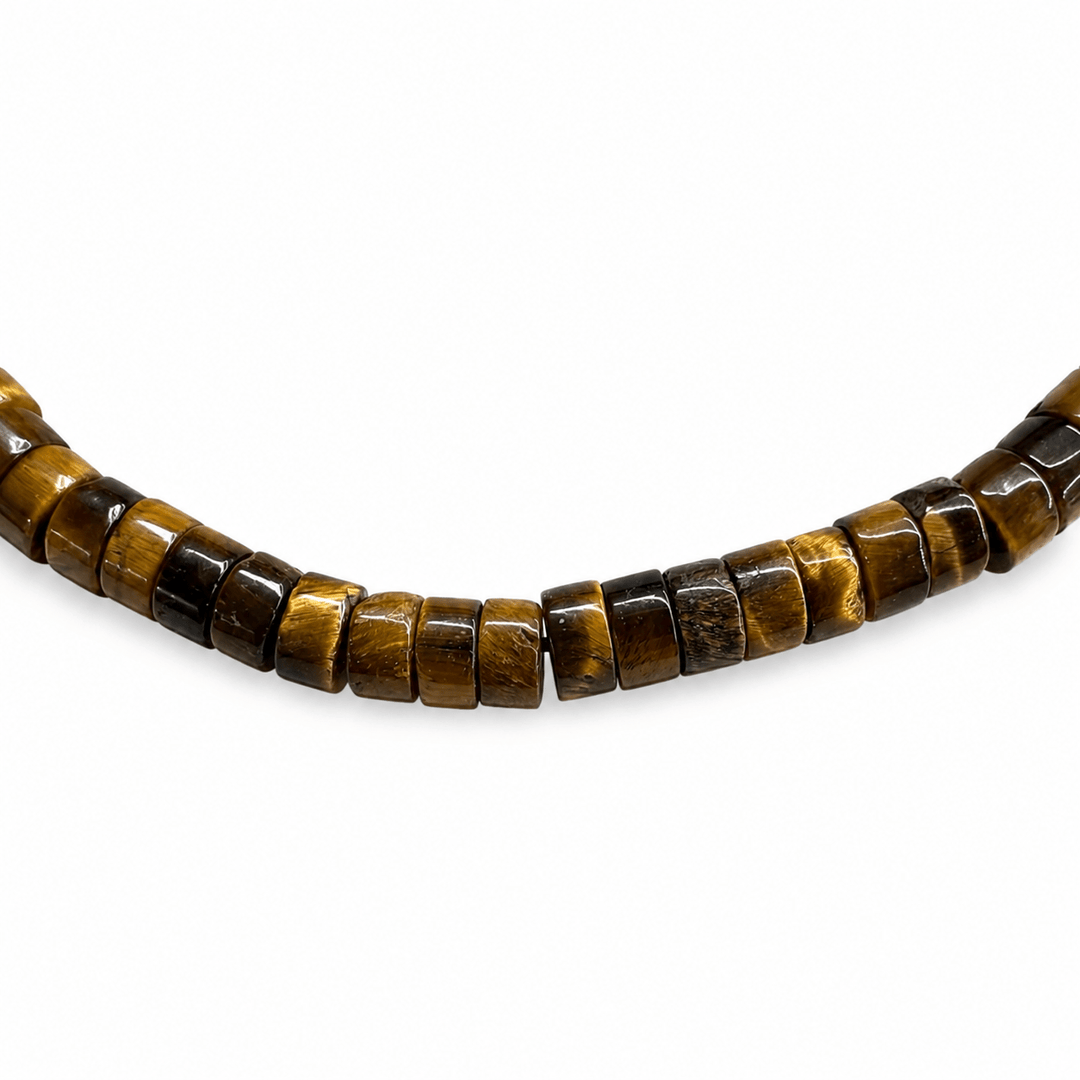 Tigerauge Heishi-Armband - Atelier Tibet