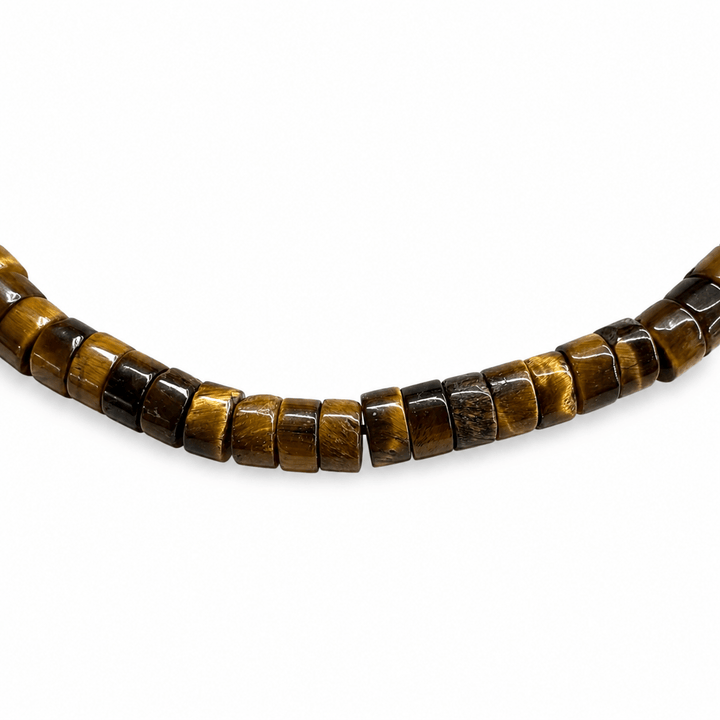 Tigerauge Heishi-Armband - Atelier Tibet