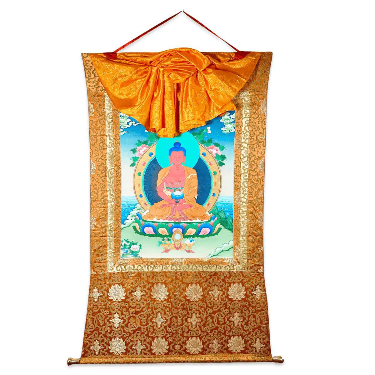 Traditionelle Thangka «Amitabha» - Atelier Tibet
