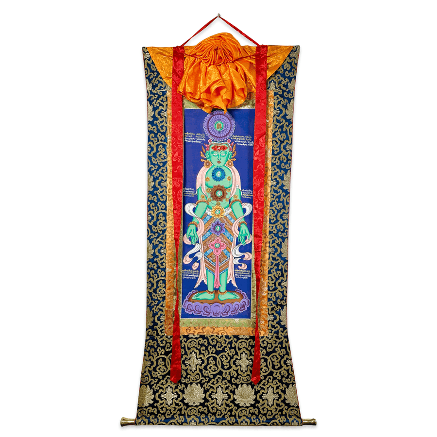 Traditionelle Thangka «Chakras» - Atelier Tibet