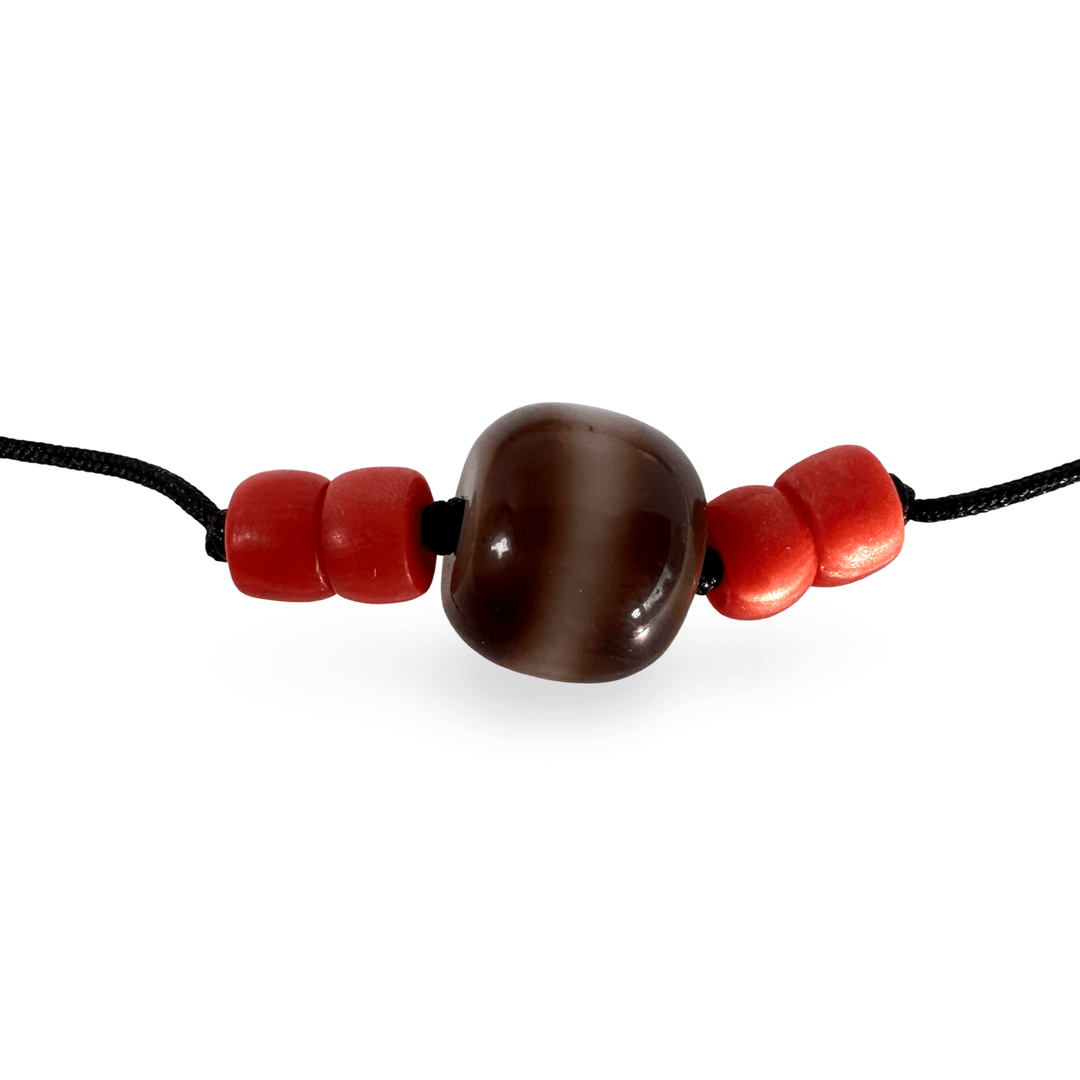 Traditionelle tibetische Dzi - und Korallen - Kreationen - Atelier Tibet