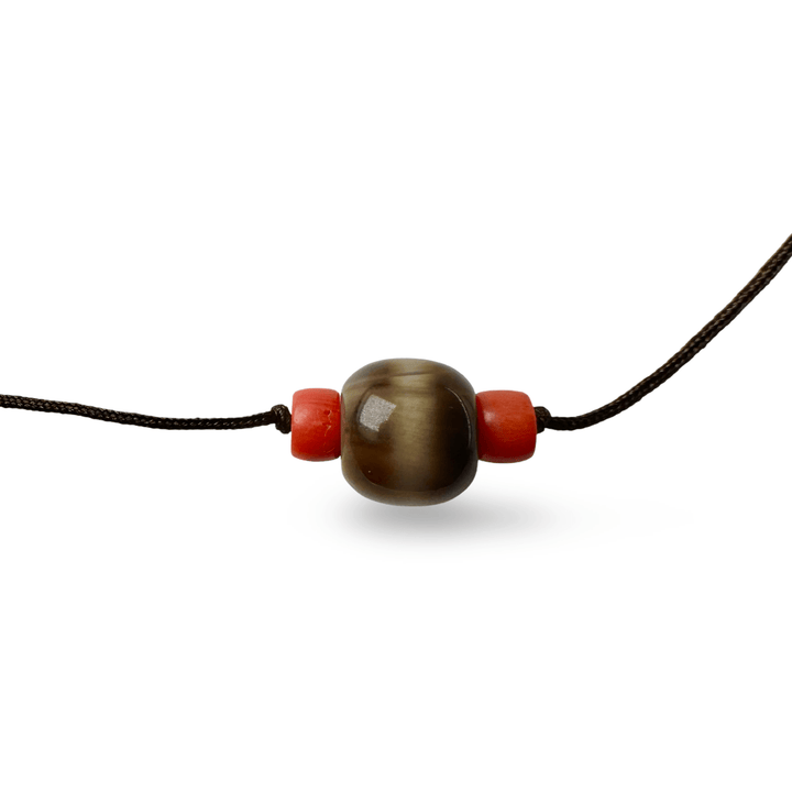 Traditionelle tibetische Dzi - und Korallen - Kreationen - Atelier Tibet