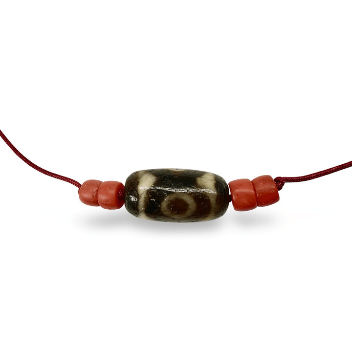 Traditionelle tibetische Dzi - und Korallen - Kreationen - Atelier Tibet