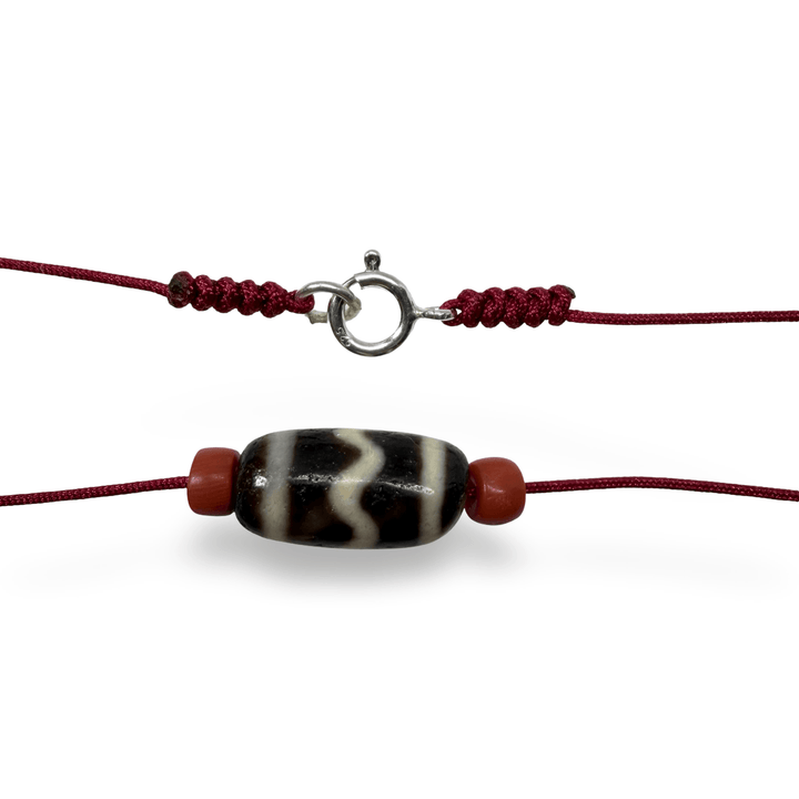 Traditionelle tibetische Dzi- und Korallen-Kreationen - Atelier Tibet
