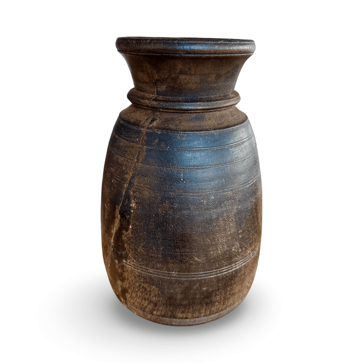 Traditionelles, älteres Gefäss aus dem Himalaya - Atelier Tibet