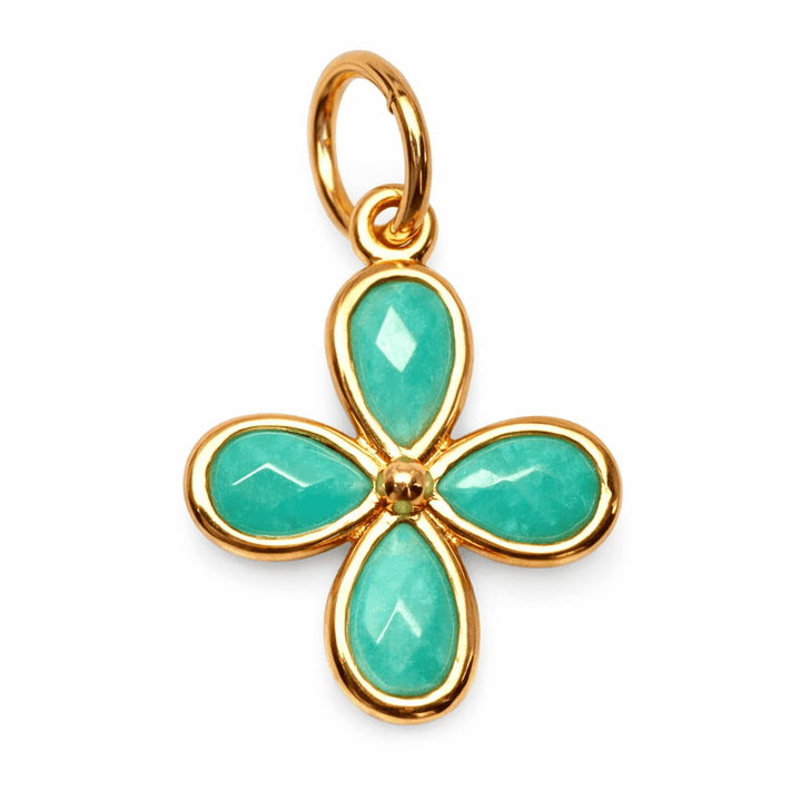 Türkis - Anhänger, Silber oder vergoldetes Silber - Atelier Tibet