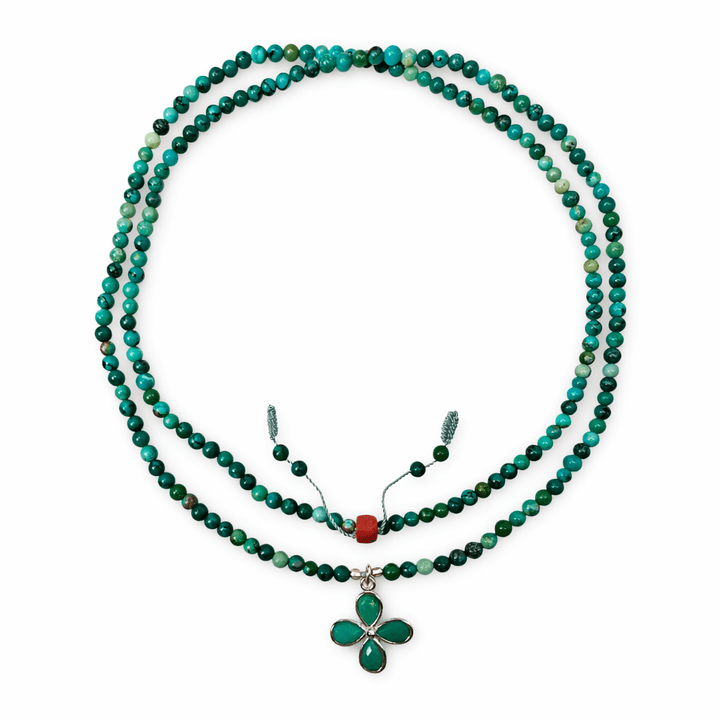 Türkis - Kette mit Anhänger - Atelier Tibet