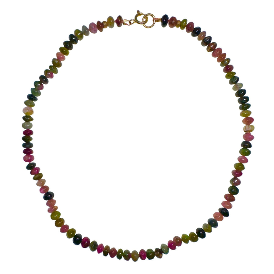 Turmalin Rondell-Halskette - Atelier Tibet