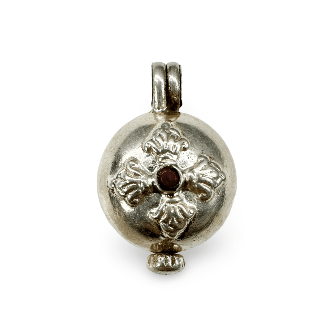 Vajra Ghau Anhänger aus Silber - Atelier Tibet