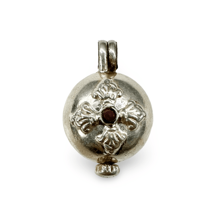 Vajra Ghau Anhänger aus Silber - Atelier Tibet