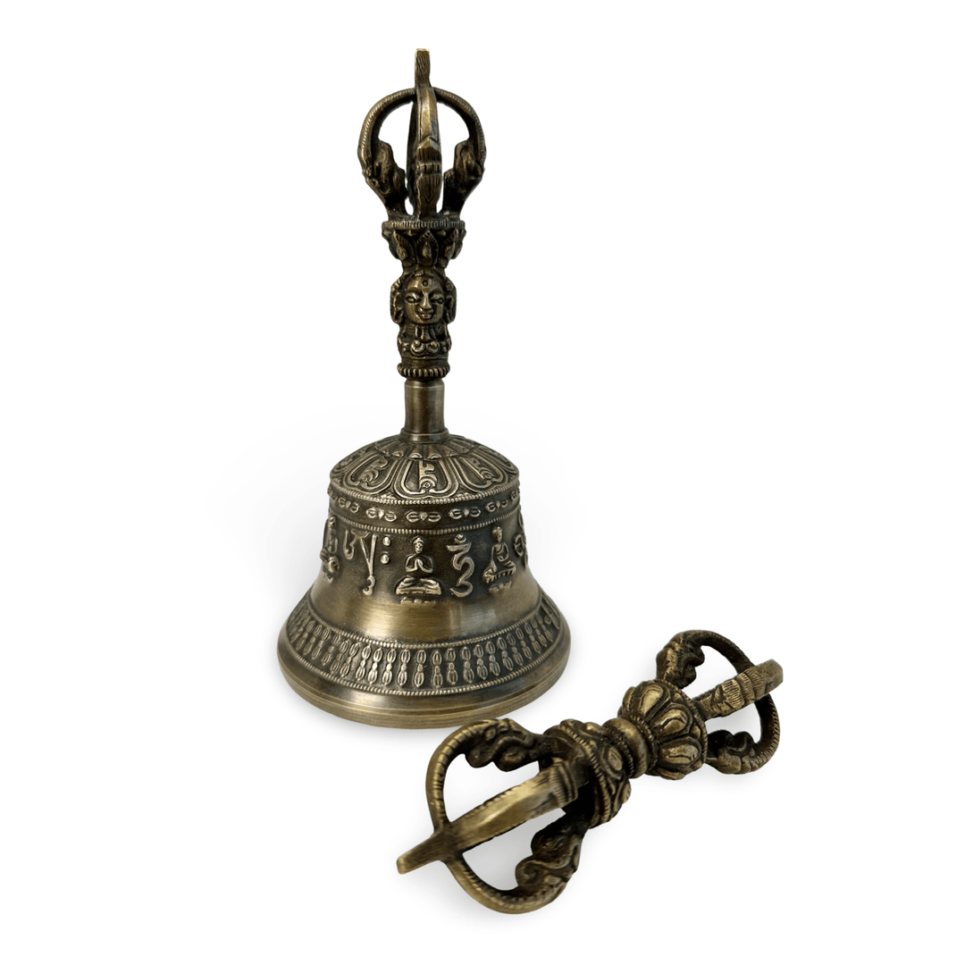 Vajra und Ghanta - Set aus Bronze - Atelier Tibet