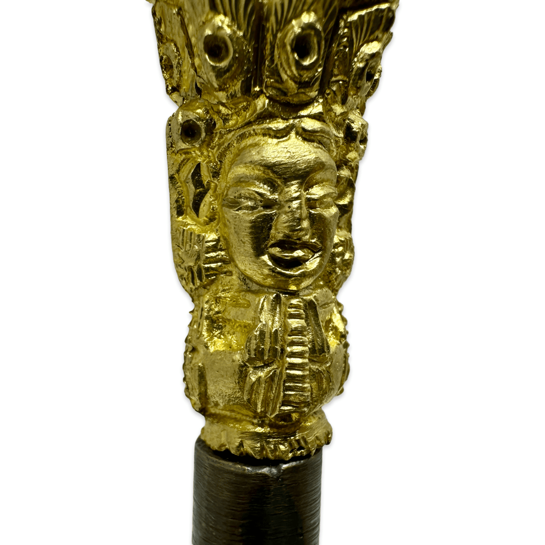 Vajra und Ghanta - Set aus vergoldeter Bronze - Atelier Tibet
