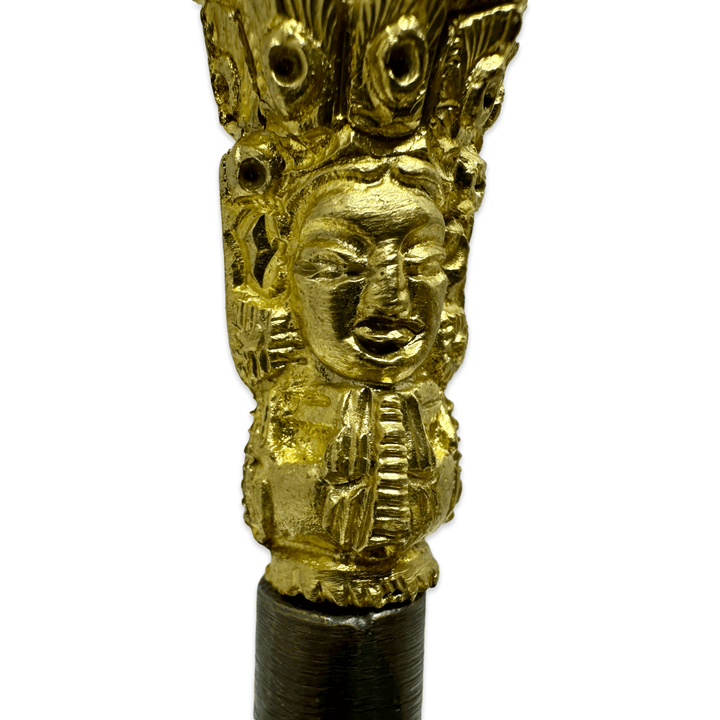 Vajra und Ghanta - Set aus vergoldeter Bronze - Atelier Tibet