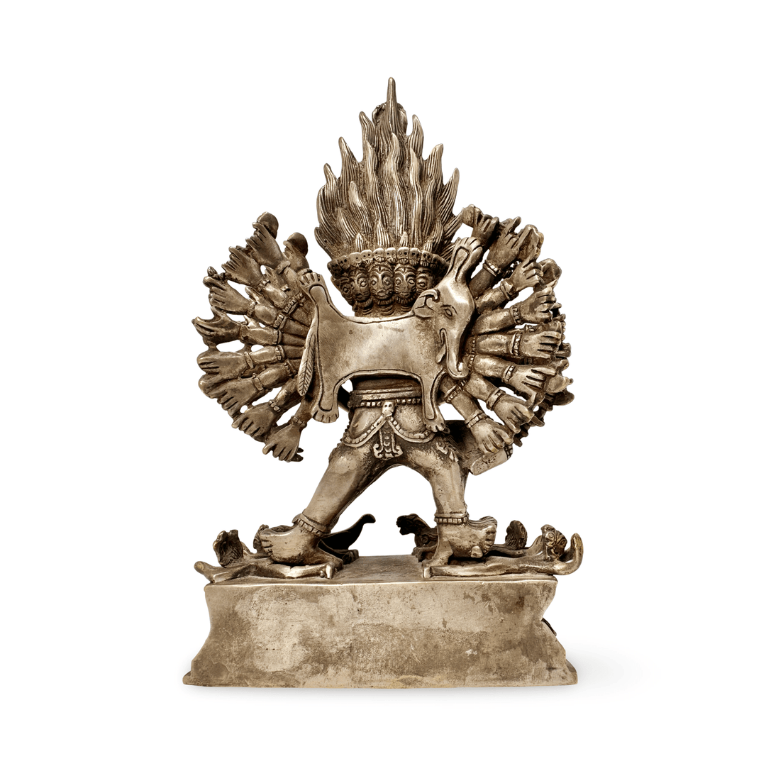 Vajrabhairava (Yamāntaka) – Silber, teilvergoldet - Atelier Tibet