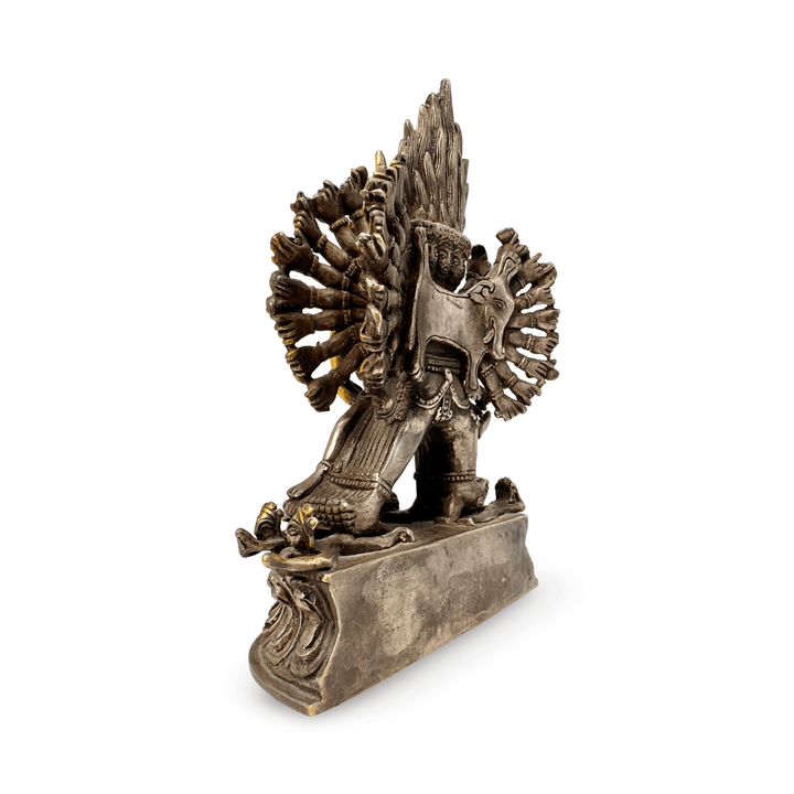 Vajrabhairava (Yamāntaka) – Silber, teilvergoldet - Atelier Tibet