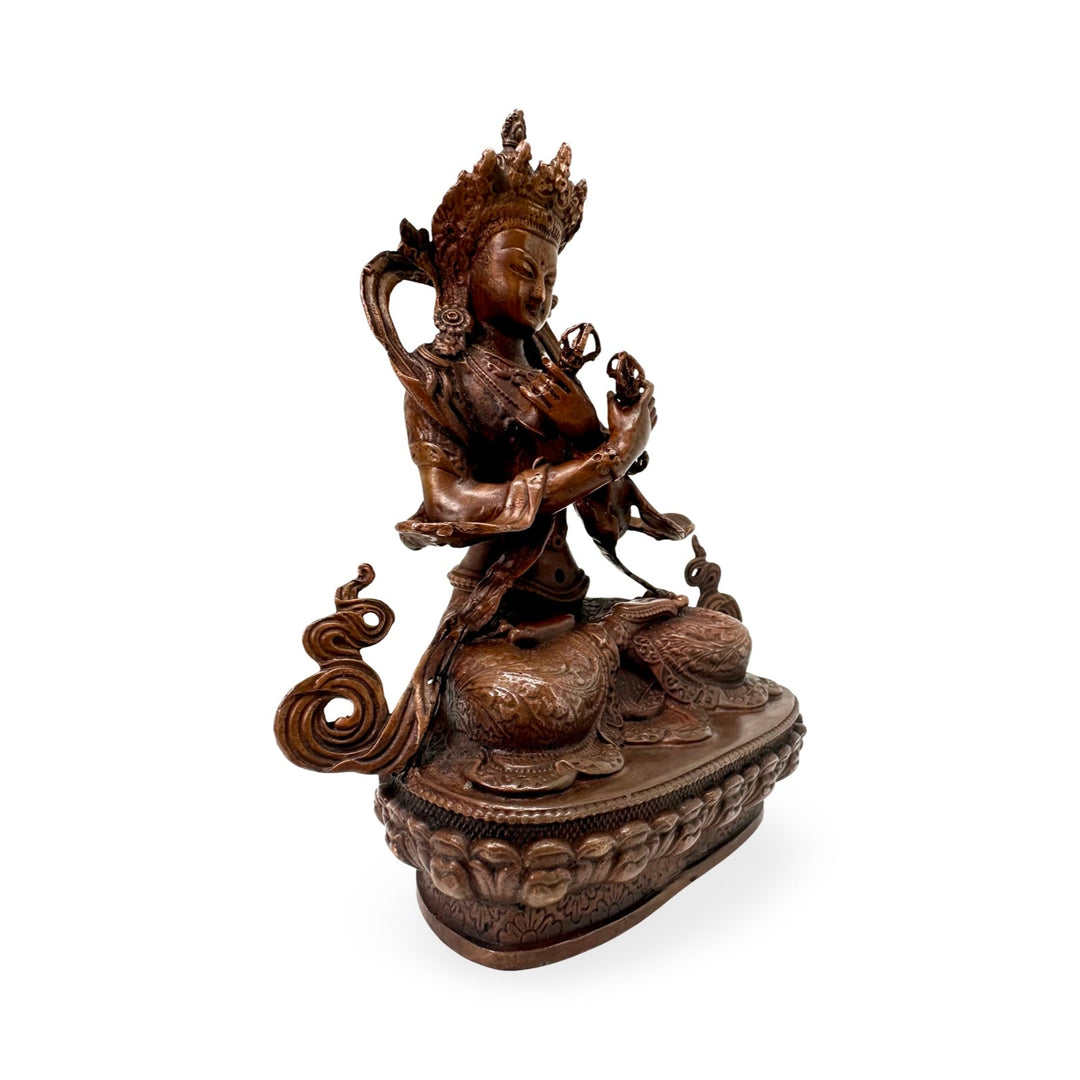 Vajrasattva Buddha Klein-Statue aus Kupfer - Atelier Tibet