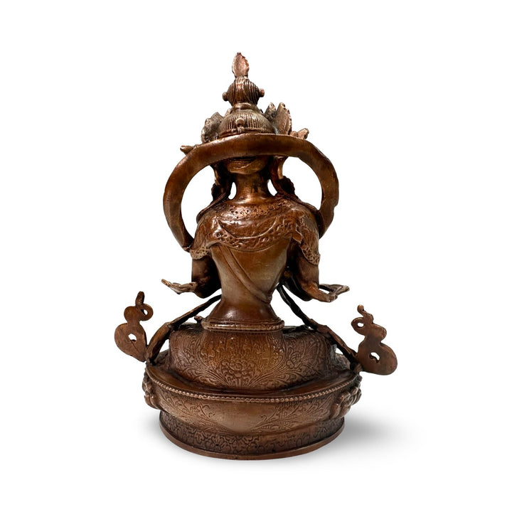 Vajrasattva Buddha Klein-Statue aus Kupfer - Atelier Tibet