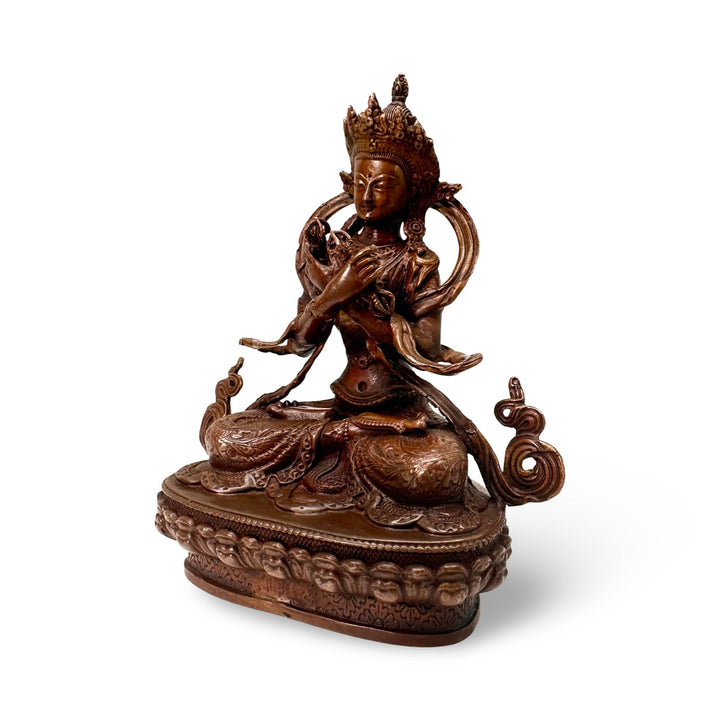 Vajrasattva Buddha Klein-Statue aus Kupfer - Atelier Tibet
