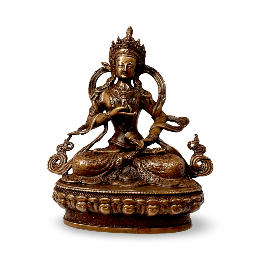 Vajrasattva Buddha Klein-Statue aus Kupfer - Atelier Tibet