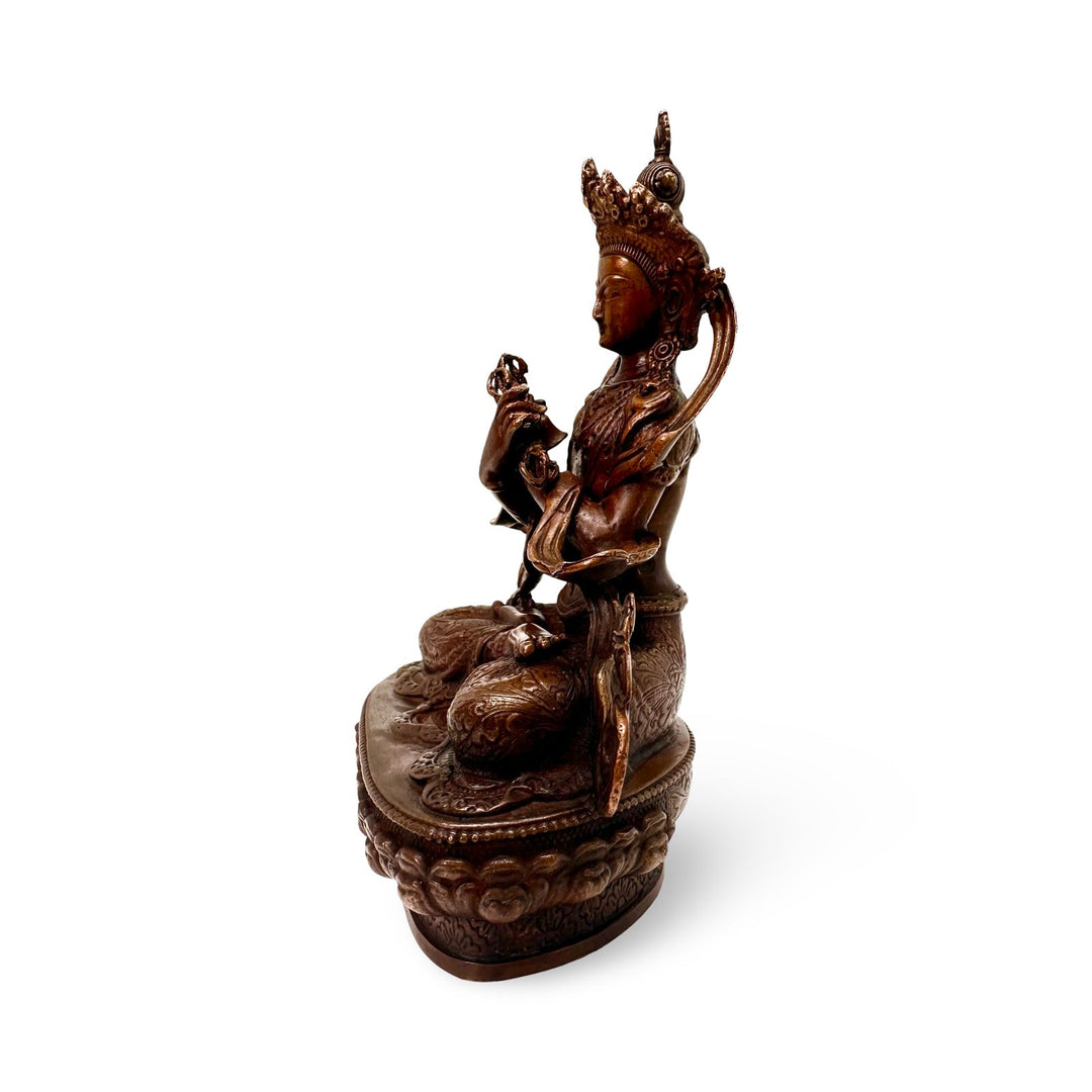 Vajrasattva Buddha Klein-Statue aus Kupfer - Atelier Tibet