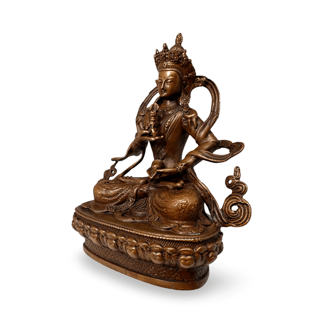 Vajrasattva Buddha Klein-Statue aus Kupfer - Atelier Tibet