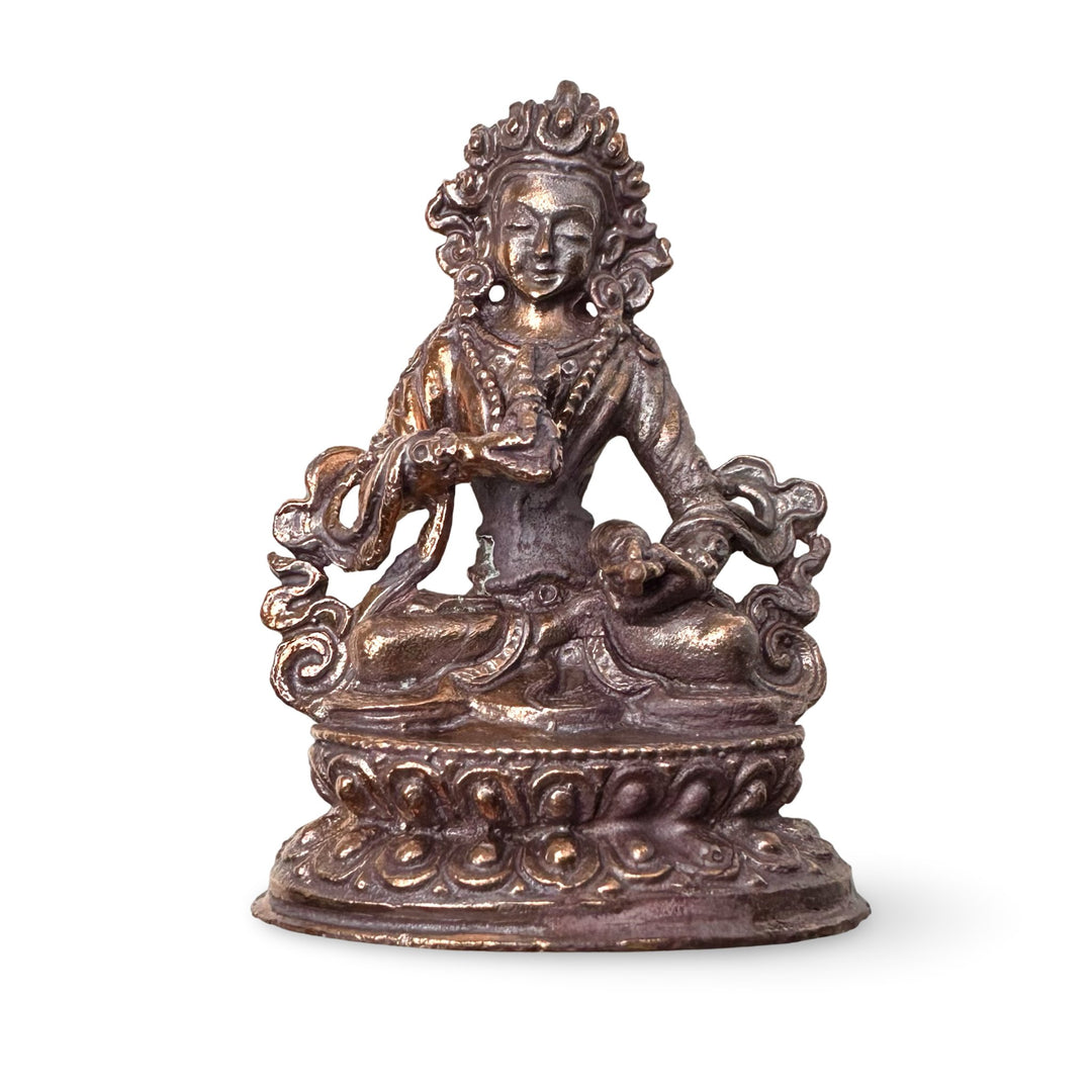 Vajrasattva / Sambhogakaya - Buddha Miniatur - Kupferstatue - Atelier Tibet