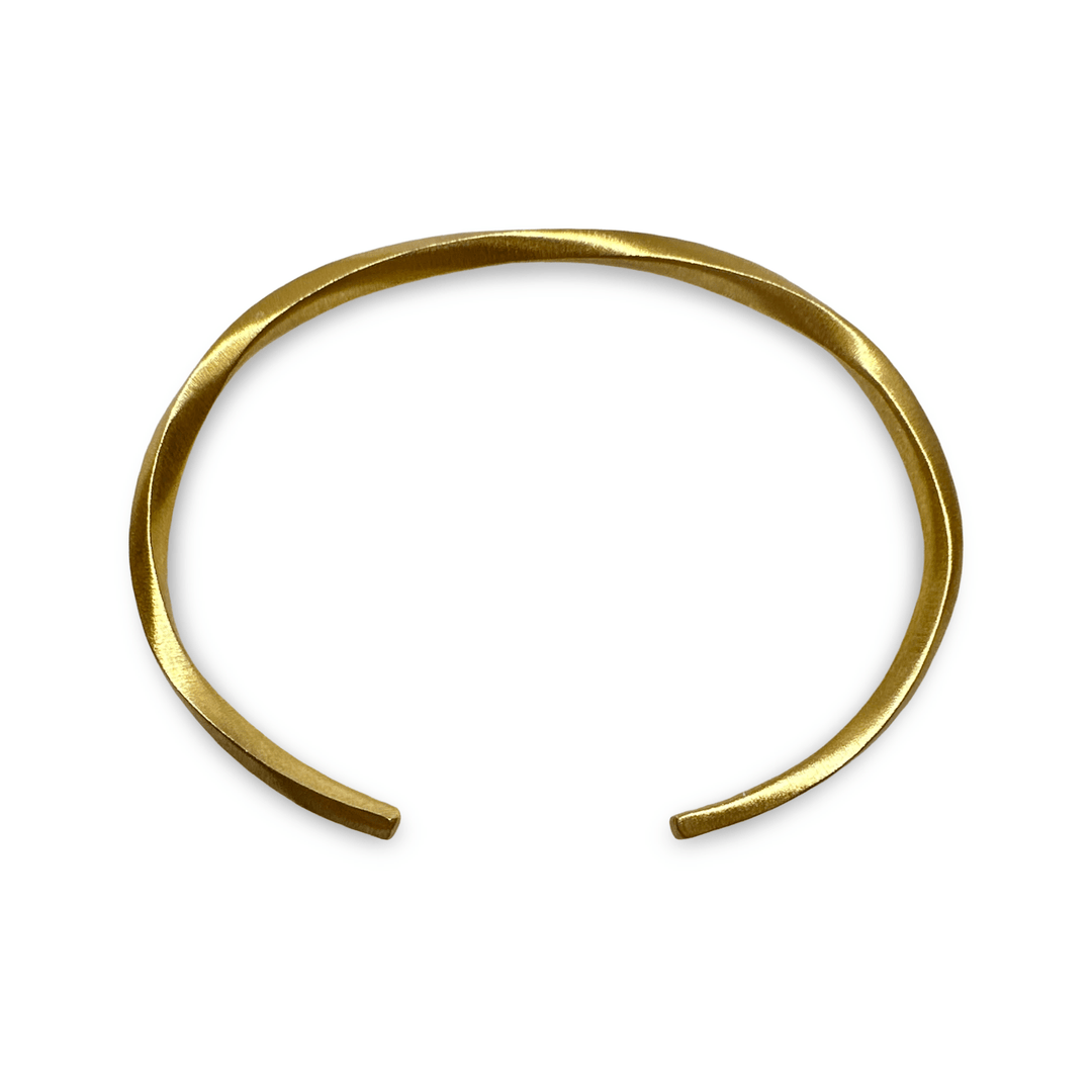 Vergoldeter Armreif aus Tibet - Atelier Tibet