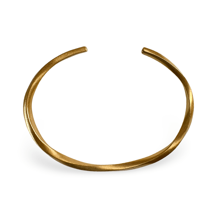 Vergoldeter Armreif aus Tibet - Atelier Tibet