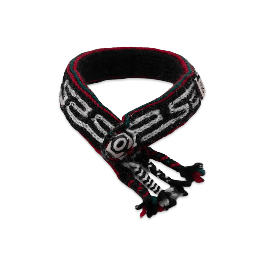Wollarmband «Dzi», handgewebt in Tibet · CHARU × Tsoten - Atelier Tibet