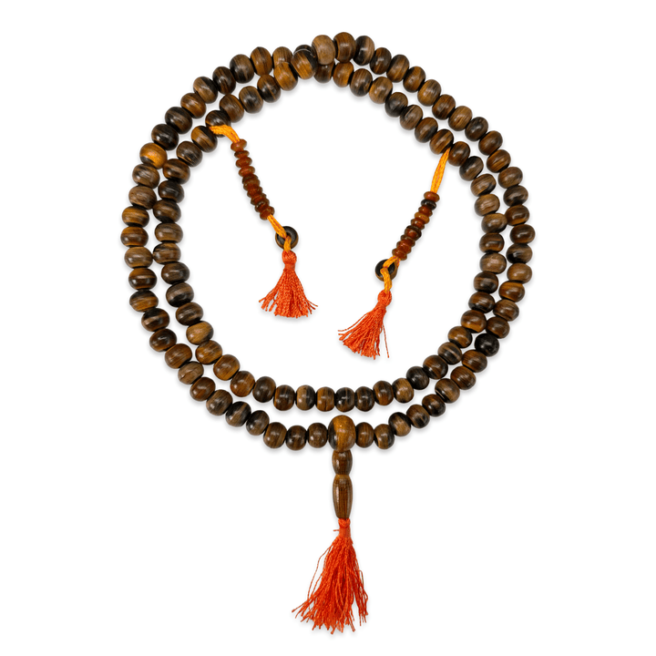 Yak - Horn Mala mit Zähler - Atelier Tibet