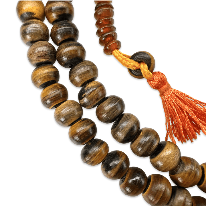 Yak - Horn Mala mit Zähler - Atelier Tibet