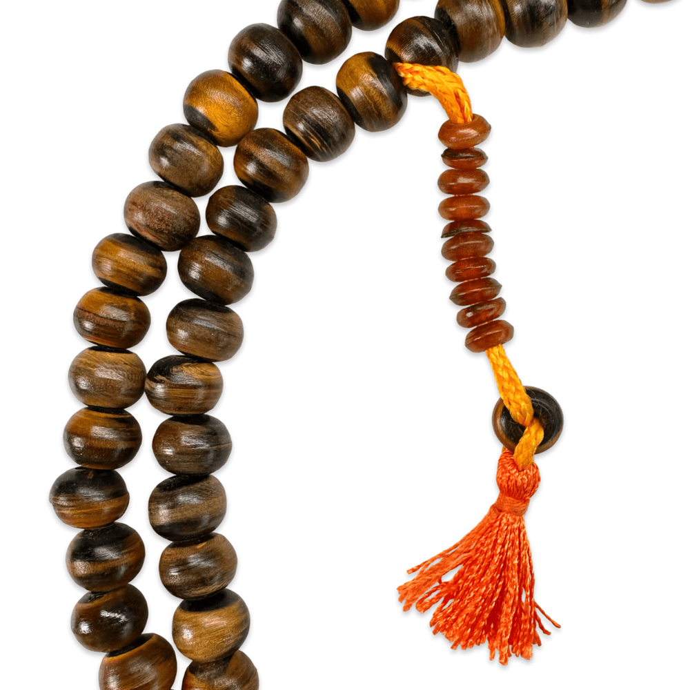 Yak - Horn Mala mit Zähler - Atelier Tibet