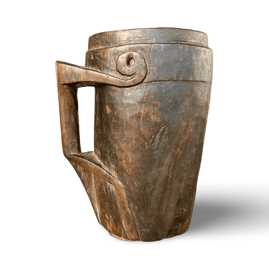 Yak - Milchgefäss mit zoomorphem Henkel - Atelier Tibet
