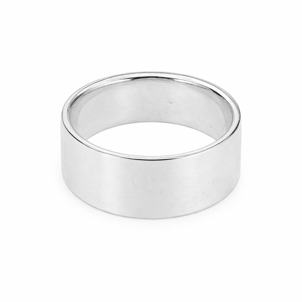 Zeitloser breiter Silber - Ring - Atelier Tibet