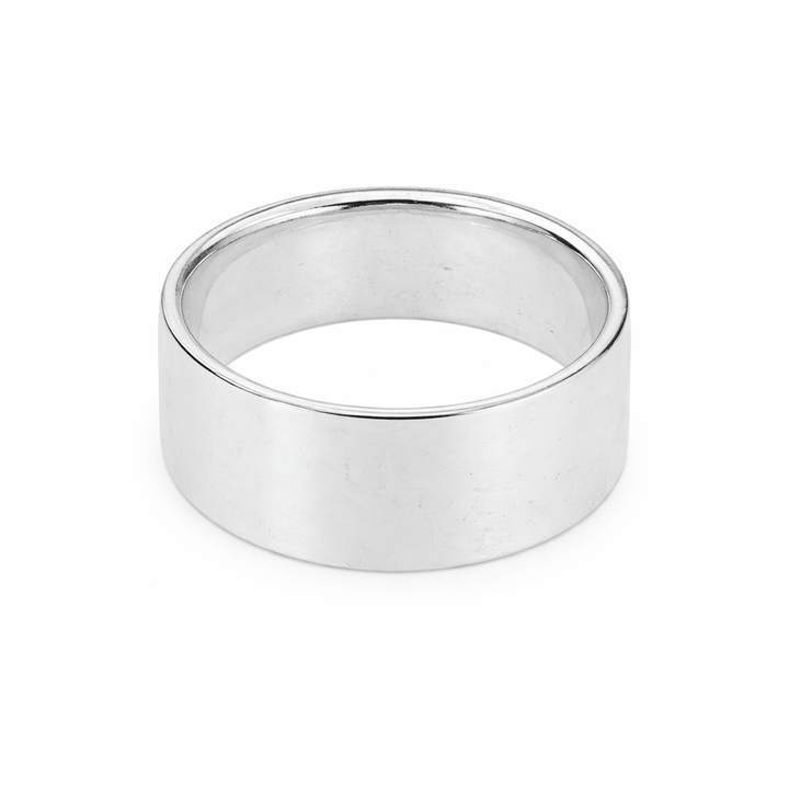 Zeitloser breiter Silber - Ring - Atelier Tibet