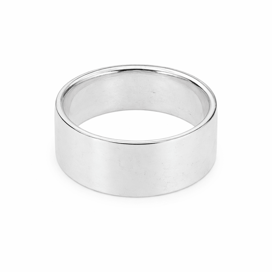 Zeitloser breiter Silber - Ring - Atelier Tibet