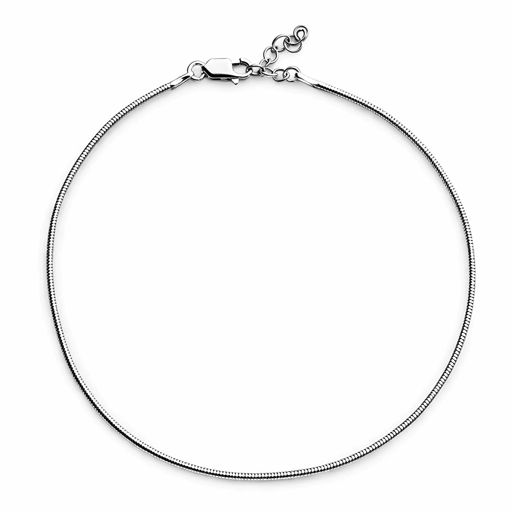 Zierliches verstellbares Silber - Schlangenarmband - Atelier Tibet