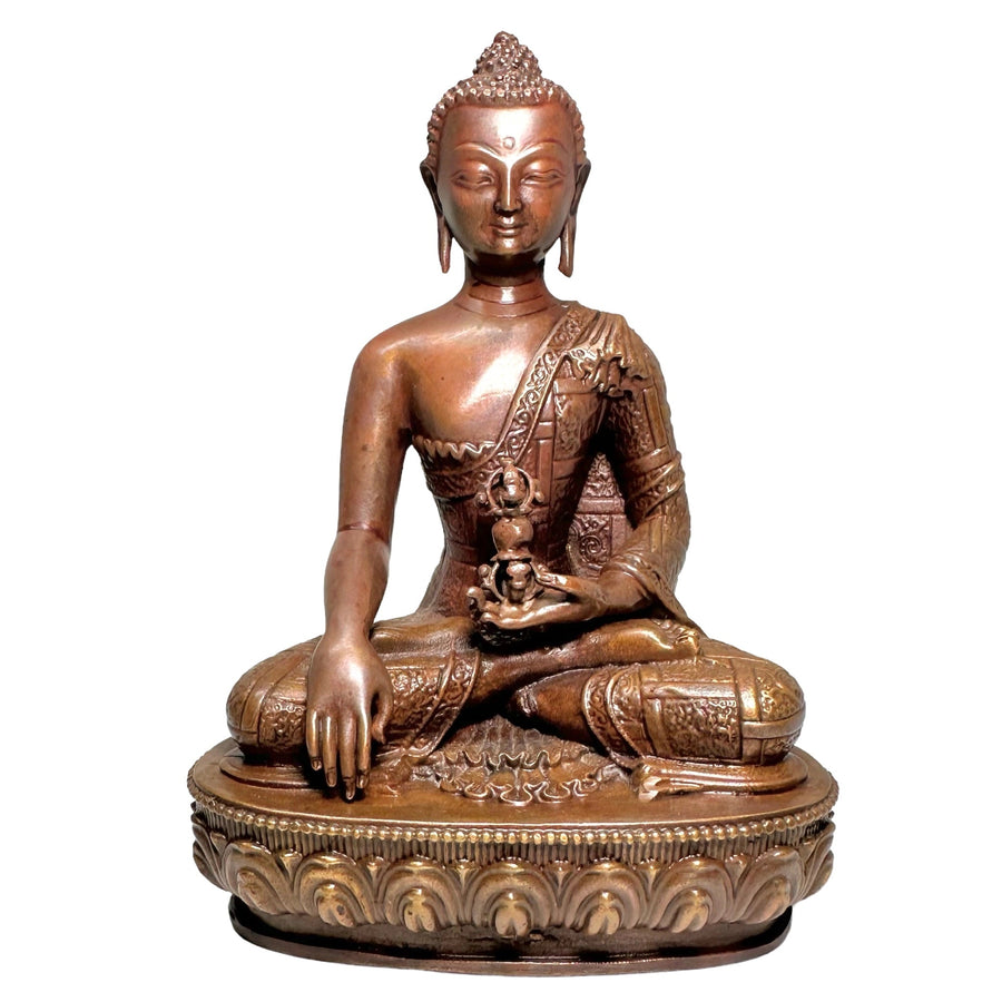 Akshobhya Statue aus Kupfer - Atelier Tibet