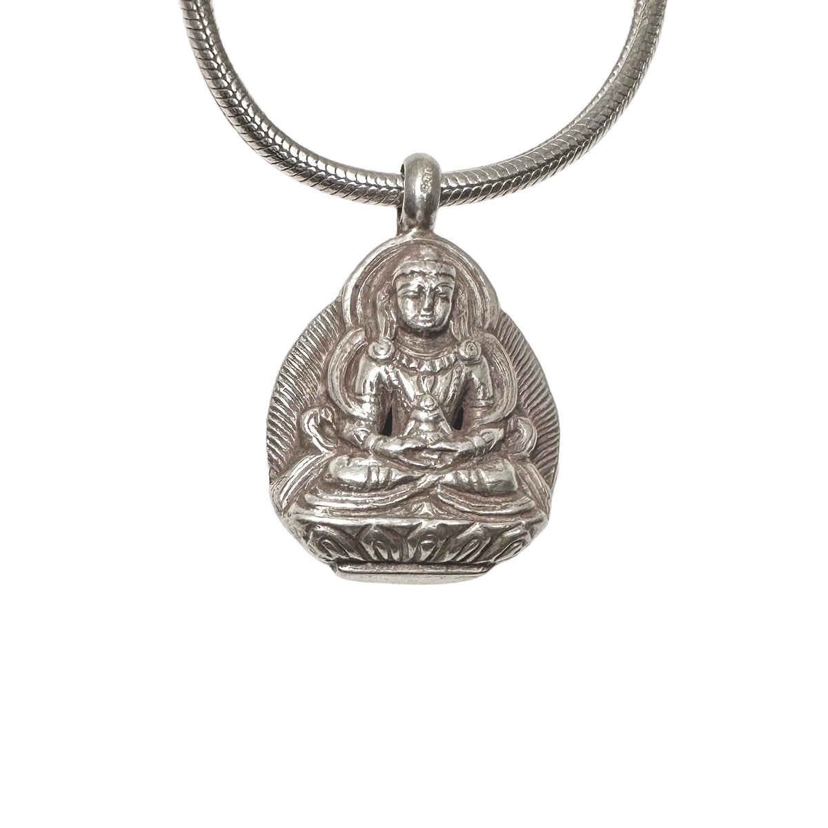 Amitayus Anhänger aus Silber - Atelier Tibet