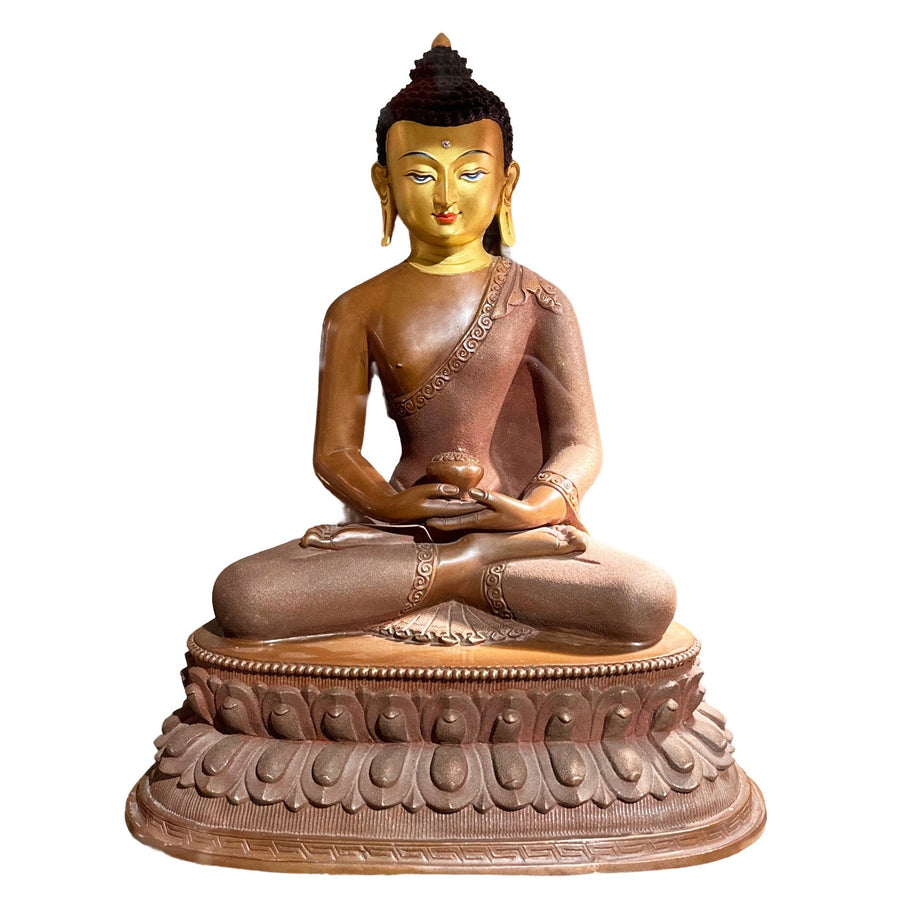 Buddha Statue aus Kupfer - Atelier Tibet