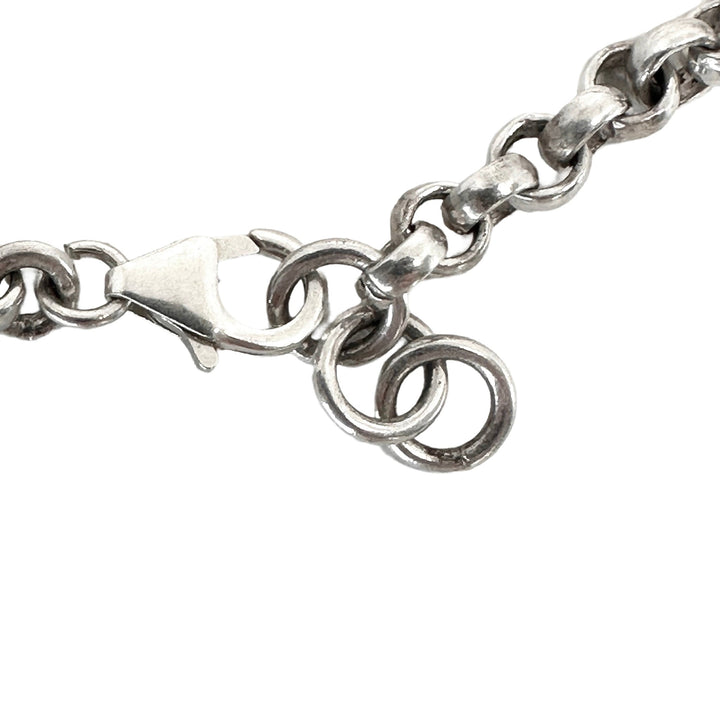 «Endloser Knoten» Silber-Armkette - Atelier Tibet