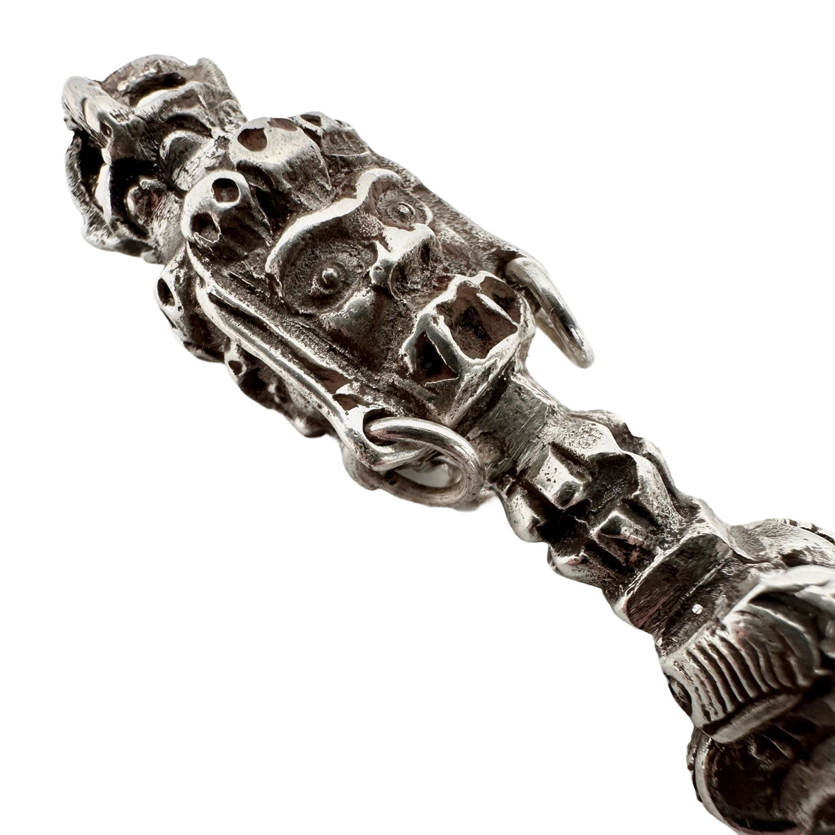 Fein gearbeiteter Silber-Phurba - Atelier Tibet