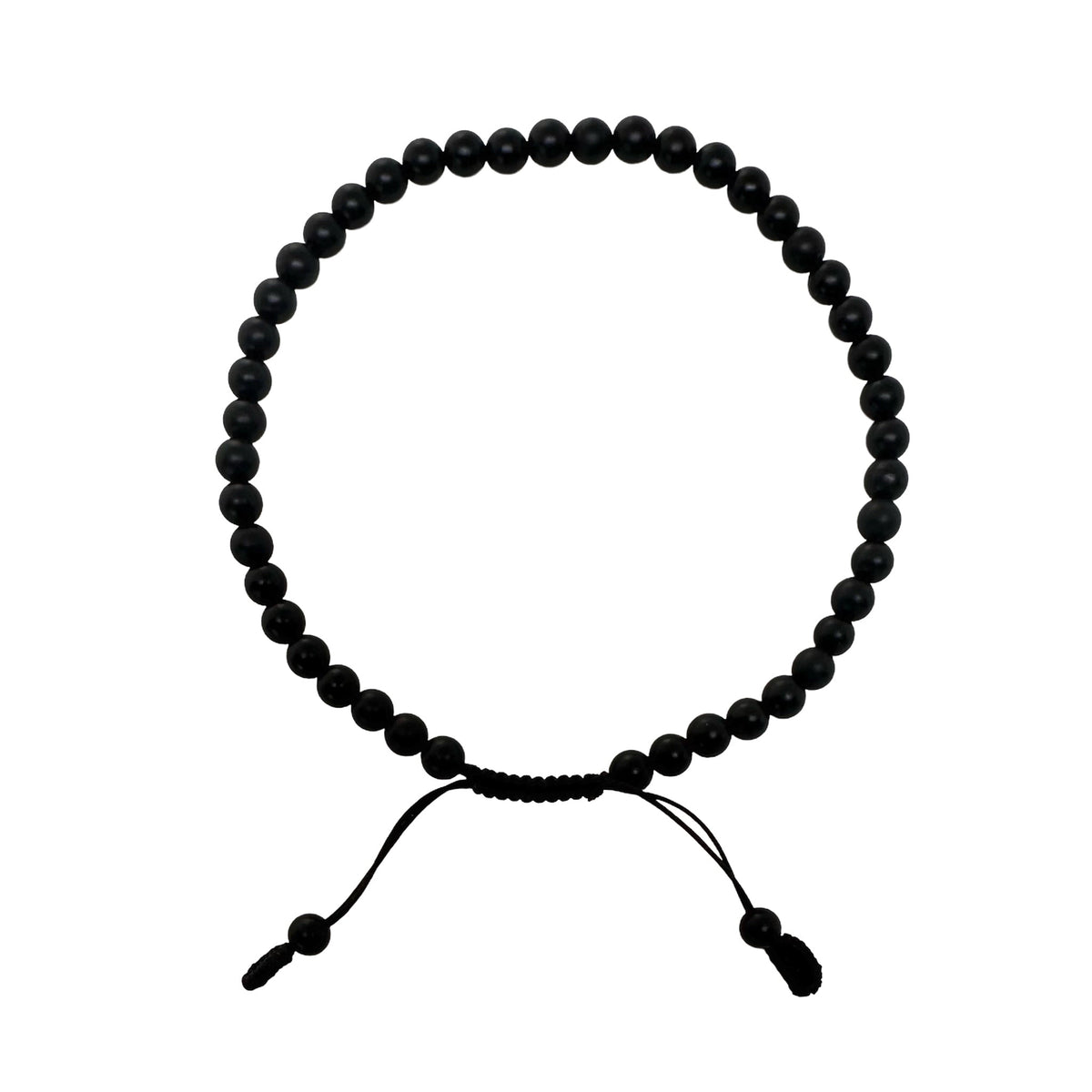Feine Armband Mala aus Onyx - Atelier Tibet