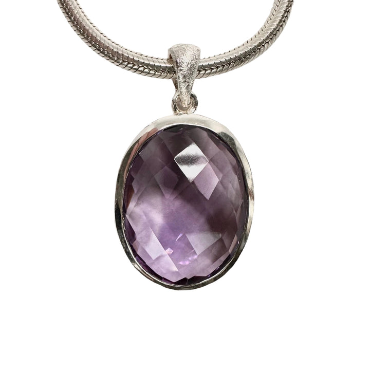 Grosser Amethyst-Anhänger - Atelier Tibet